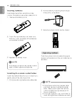 Preview for 10 page of LG A122NC NE1 Owner'S Manual