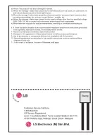 Preview for 33 page of LG A12CB Owner'S Manual