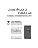 Preview for 29 page of LG A133 User Manual