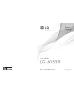 LG A133R User Manual preview