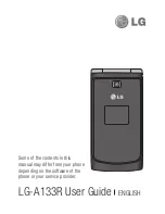 Preview for 3 page of LG A133R User Manual