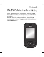 Предварительный просмотр 3 страницы LG A200 Quick Reference Manual