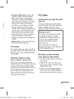 Preview for 21 page of LG A230 User Manual