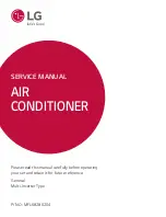 LG A2UW18GFH0 Service Manual предпросмотр