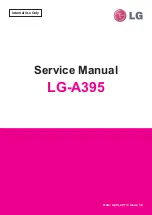 LG A395 Service Manual предпросмотр