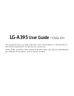 Preview for 3 page of LG A395 User Manual