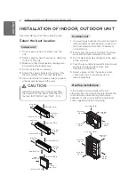 Preview for 8 page of LG A7UW40GFA0 Installation Manual