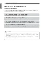 Preview for 8 page of LG AC MANAGER 5 Installation Manual