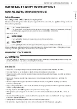 Предварительный просмотр 3 страницы LG ADFD544 Series Owner'S Manual