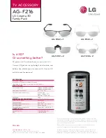 LG AG-F216 Datasheet preview