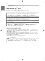 Preview for 34 page of LG AK-C3608H00 Installation Manual