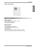 Предварительный просмотр 11 страницы LG AKWW0363UA0 Owner'S Manual