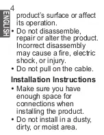 Preview for 4 page of LG AN-WF500 Owner'S Manual