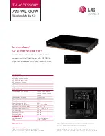 Preview for 1 page of LG AN-WL100W Specifications