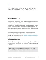 Предварительный просмотр 5 страницы LG Android 4.4 Kitkat Quick Start Manual