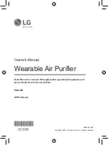 LG AP551A Series Owner'S Manual preview