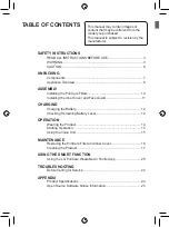 Preview for 2 page of LG AP551A Series Owner'S Manual