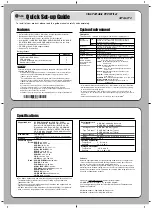 Preview for 3 page of LG AP70NS50 Quick Setup Manual