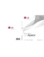 LG Apex Getting Started Manual предпросмотр