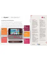 Preview for 2 page of LG Apex Specifications