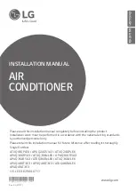 Preview for 1 page of LG APUQ24GS1A3 Installation Manual