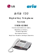 Preview for 1 page of LG aria 130 User Manual