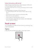 Preview for 22 page of LG ARISTO User Manual