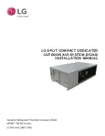 Preview for 1 page of LG ARND DCR4 Series Installation Manual