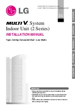 Preview for 1 page of LG ARNU12GB1G2 Installation Manual