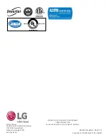 Предварительный просмотр 56 страницы LG ART COOL LA090HSV4 Engineering Manual