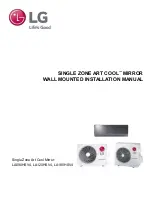 Preview for 1 page of LG ART COOL LA090HSV4 Installation Manual