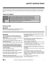 Preview for 3 page of LG ART COOL LA090HSV4 Installation Manual