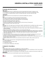 Preview for 11 page of LG ART COOL LA090HSV4 Installation Manual