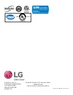 Preview for 56 page of LG ART COOL LA090HSV4 Installation Manual