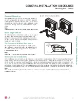 Preview for 15 page of LG Art Cool LA120HVP Installation Manual