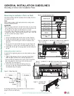 Предварительный просмотр 18 страницы LG ART COOL LA180HYV1 Installation Manual