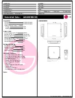 Preview for 1 page of LG Art Cool LMAN090HNS Specifications