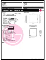 Preview for 1 page of LG Art Cool LMAN120CNS Specifications