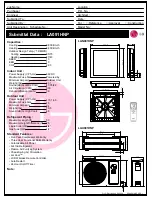 LG ARTCOOL LA091HNP Specifications preview