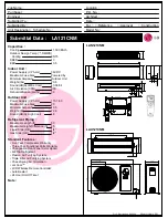 LG ARTCOOL LA121CNM Specifications preview