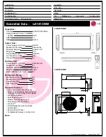 LG ARTCOOL LA181CNW Specifications предпросмотр