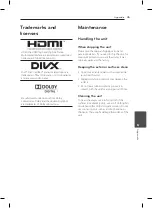 Предварительный просмотр 35 страницы LG ARX5500 Owner'S Manual