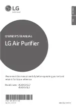 LG AS40GV Series Owner'S Manual preview