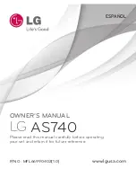 Preview for 1 page of LG AS740 (Spanish) Manual De Usuario