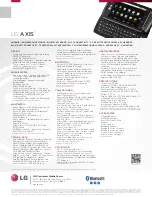 Preview for 2 page of LG AS740 Specifications