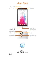 Preview for 1 page of LG AT&T G3 Vigor Quick Start Manual