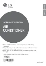 Preview for 1 page of LG AVNQ18GJLA1 Installation Manual