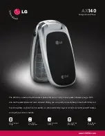 LG AX140 Specification Sheet preview