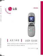 Preview for 1 page of LG AX140 User Manual