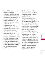 Preview for 73 page of LG AX140 User Manual